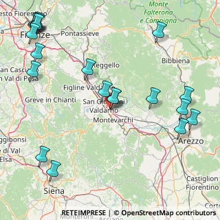 Mappa Poggilupi, 52028 Terranuova Bracciolini AR, Italia (23.672)