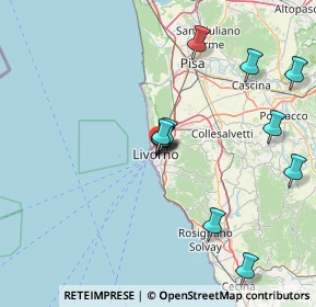 Mappa Via del Voltone, 57125 Livorno LI, Italia (16.08182)