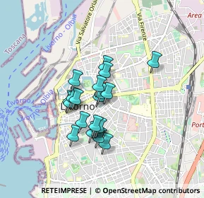 Mappa Via del Voltone, 57125 Livorno LI, Italia (0.657)