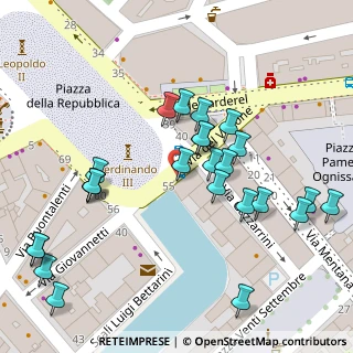 Mappa Via del Voltone, 57125 Livorno LI, Italia (0.056)