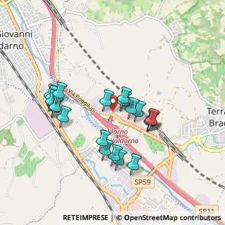 Mappa Via VII, 52028 Terranuova Bracciolini AR, Italia (0.8725)