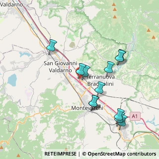 Mappa Via VII, 52028 Terranuova Bracciolini AR, Italia (3.95615)