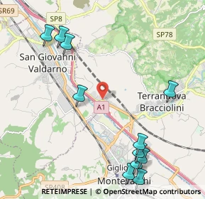 Mappa Via VII, 52028 Terranuova Bracciolini AR, Italia (2.77182)