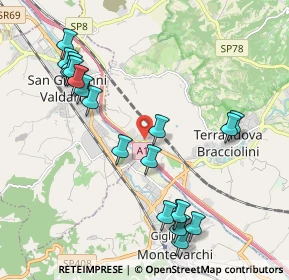 Mappa Via VII, 52028 Terranuova Bracciolini AR, Italia (2.3355)