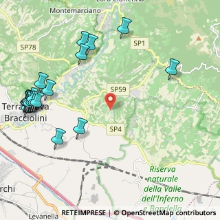 Mappa Via Strabuzzoni, 52028 Terranuova Bracciolini AR, Italia (2.977)