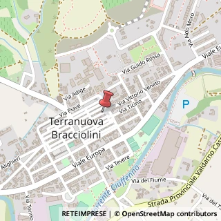 Mappa Via Roma,  80, 52028 Terranuova Bracciolini, Arezzo (Toscana)