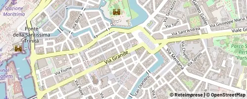 Mappa Livorno