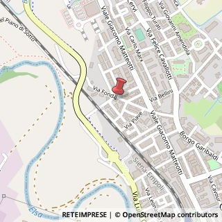 Mappa Via Fonda, 61, 50052 Certaldo, Firenze (Toscana)