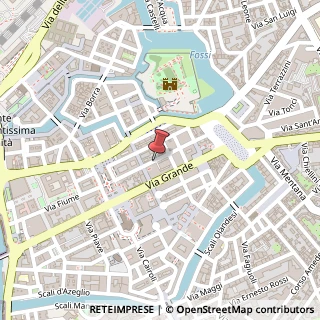 Mappa Via delle Galere,  35, 57123 Livorno, Livorno (Toscana)