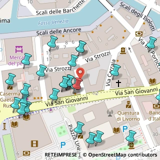 Mappa Via Uffizio dei Grani, 57123 Livorno LI, Italia (0.06667)