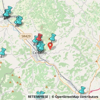 Mappa H327+WG6, 50052 Certaldo FI, Italia (5.8375)