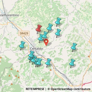 Mappa H327+WG6, 50052 Certaldo FI, Italia (3.84533)