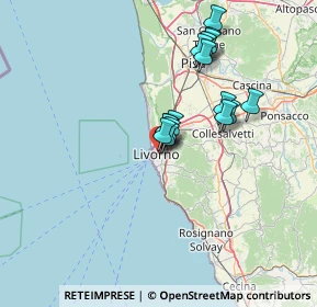 Mappa Via Gazzarini, 57125 Livorno LI, Italia (11.69875)