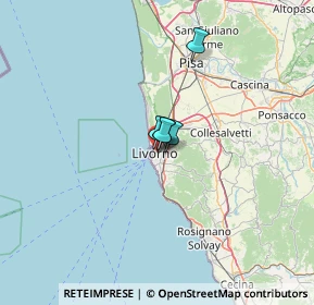 Mappa Via Gazzarini, 57125 Livorno LI, Italia (22.50909)