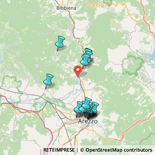 Mappa Via Fossombroni, 52010 Subbiano AR, Italia (7.974)