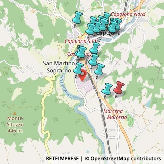 Mappa Via Fossombroni, 52010 Subbiano AR, Italia (1.071)