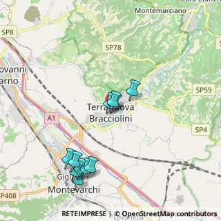 Mappa Via Giuseppe Verdi, 52028 Terranuova Bracciolini AR, Italia (2.08818)