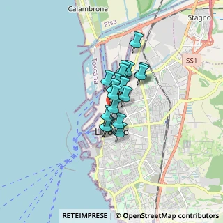Mappa Centro COSMER, 57122 Livorno LI, Italia (0.94789)
