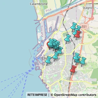 Mappa Centro COSMER, 57122 Livorno LI, Italia (1.65667)