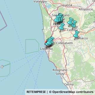 Mappa Via Domenico Passaponti, 57122 Livorno LI, Italia (14.21286)