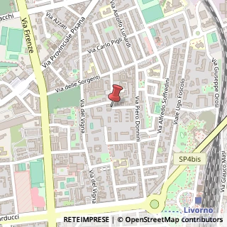 Mappa Via Moses Montefiore,  37, 57121 Livorno, Livorno (Toscana)
