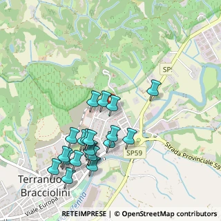 Mappa Via Ezio Tarantelli, 52028 Terranuova Bracciolini AR, Italia (0.529)