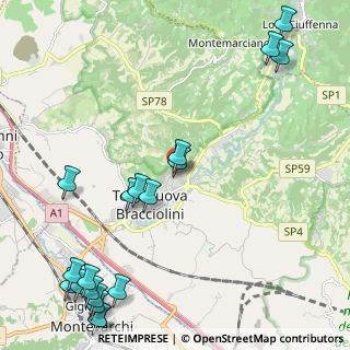 Mappa Via Ezio Tarantelli, 52028 Terranuova Bracciolini AR, Italia (3.18316)