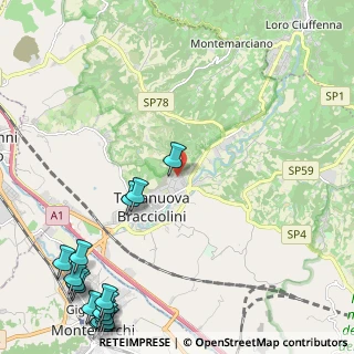 Mappa Via Ezio Tarantelli, 52028 Terranuova Bracciolini AR, Italia (3.66294)