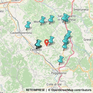 Mappa Via di Tavolese, 50052 Il Pino FI, Italia (6.832)