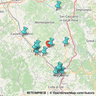 Mappa Via di Tavolese, 50052 Il Pino FI, Italia (7.59833)