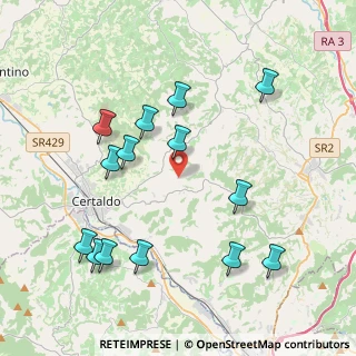 Mappa Via di Tavolese, 50052 Il Pino FI, Italia (4.48429)