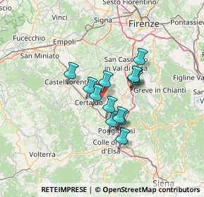Mappa Via di Tavolese, 50052 Impruneta FI, Italia (9.29462)