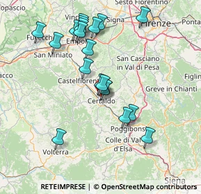 Mappa Via della Canonica, 50052 Certaldo FI, Italia (15.158)