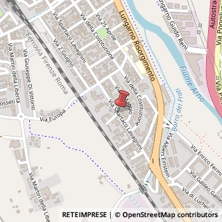 Mappa Via lavagnini spartaco 101/a, 52027 San Giovanni Valdarno, Arezzo (Toscana)