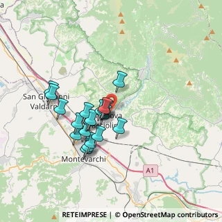 Mappa Via Pernina, 52028 Terranuova Bracciolini AR, Italia (2.931)