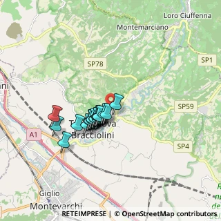 Mappa Via Pernina, 52028 Terranuova Bracciolini AR, Italia (1.272)