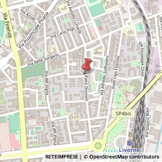 Mappa Via San Giovanni Evangelista, 7/7, 57121 Livorno, Livorno (Toscana)