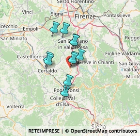 Mappa Via del Mocale, 50028 Tavarnelle Val di Pesa FI, Italia (9.08091)