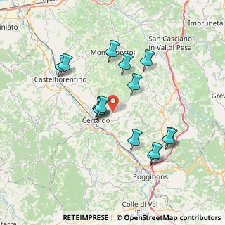 Mappa SP 79, 50052 Certaldo FI, Italia (6.96733)