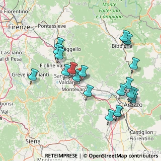 Mappa Via Dalla Chiesa Generale Carlo Alberto, 52028 Terranuova Bracciolini AR, Italia (17.141)