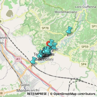 Mappa Via Dalla Chiesa Generale Carlo Alberto, 52028 Terranuova Bracciolini AR, Italia (1.027)