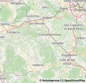 Mappa 50050 Montaione FI, Italia (17.915)