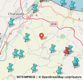 Mappa Contrada Montevarino, 60020 Agugliano AN, Italia (6.864)