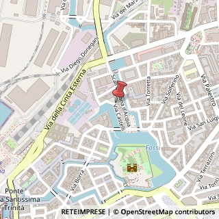Mappa Via Castelli, 19, 57122 Livorno, Livorno (Toscana)