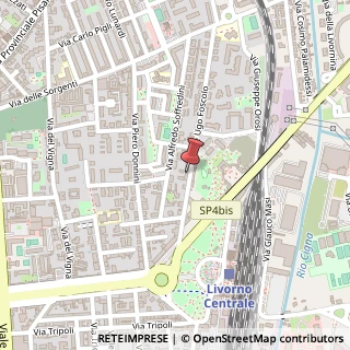 Mappa Viale Ugo Foscolo, 48, 57121 Livorno, Livorno (Toscana)