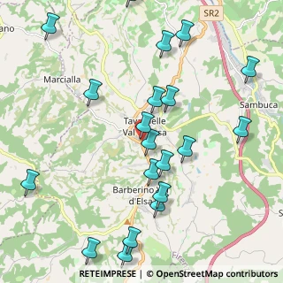 Mappa Via S. Allende, 50028 Tavarnelle Val di Pesa FI, Italia (2.5195)