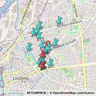 Mappa Via S. Luigi, 57122 Livorno LI, Italia (0.3835)