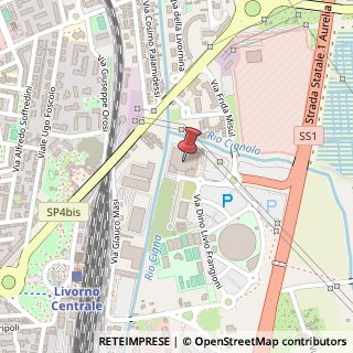 Mappa Via Giotto Ciardi, 18, 57121 Livorno, Livorno (Toscana)