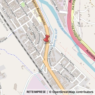 Mappa Via Bani, 22, 52027 San Giovanni Valdarno, Arezzo (Toscana)