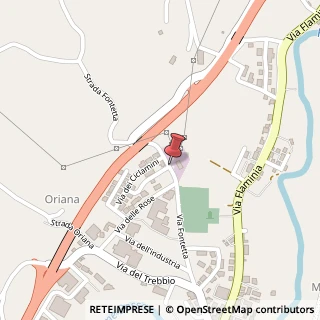 Mappa Via fontetta 71, 61043 Cagli, Pesaro e Urbino (Marche)